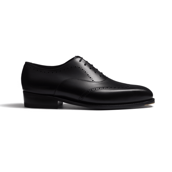 Men's Black Boxcalf Fusain Perforated Oxford – J.M. Weston