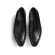 Mocassin One Cut Perforé Fusain [Homme cuir veau box noir]