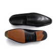 Mocassin One Cut Perforé Fusain [Homme cuir veau box noir]