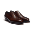 Fusain Perforated Oxford [Dark brown calfskin with shades]