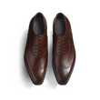 Fusain Perforated Oxford [Dark brown calfskin with shades]