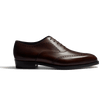 Fusain Perforated Oxford [Dark brown calfskin with shades]