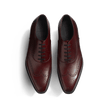 Fusain Perforated Oxford [Burgundy shaded Calfskin]