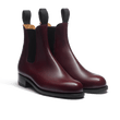 Chelsea Boot[Women Burgundy soft calfskin]