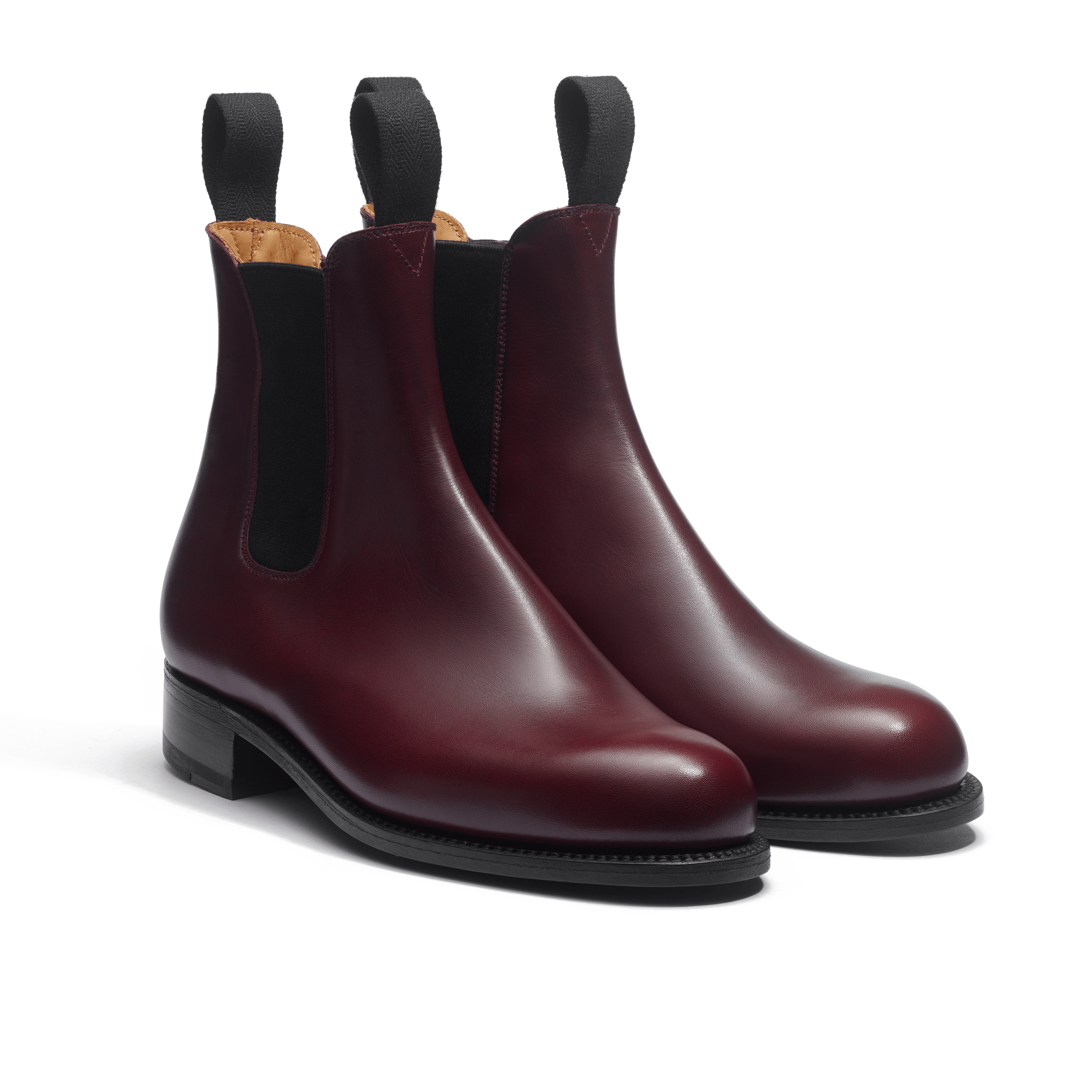 Women's Burgundy soft calfskin Chelsea Boot – Weston