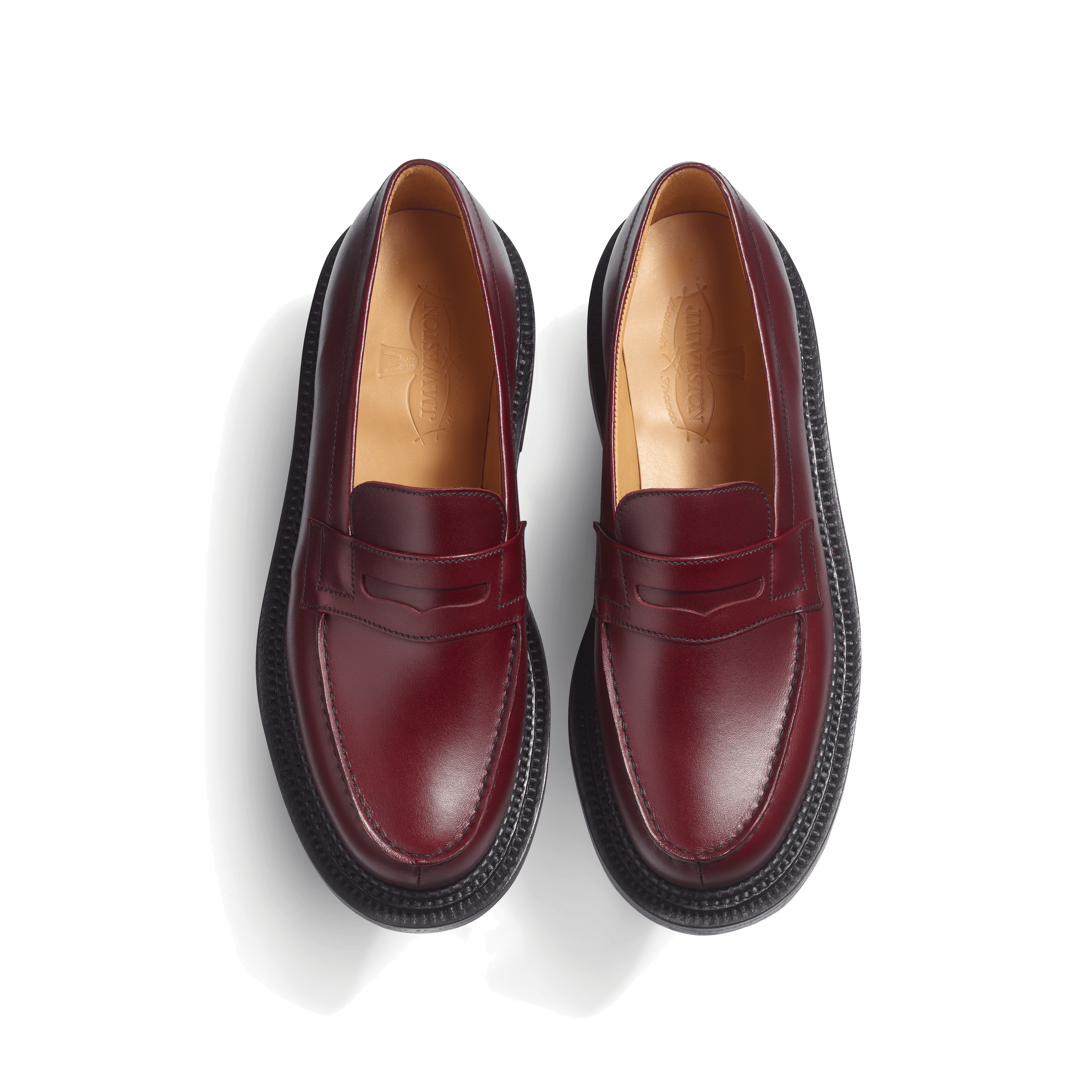 Women's Toucan burgundy boxcalf Triple Sole 180 Loafer | J.M. Weston Women's Toucan burgundy boxcalf Triple Sole 180 Loafer | J.M. Weston