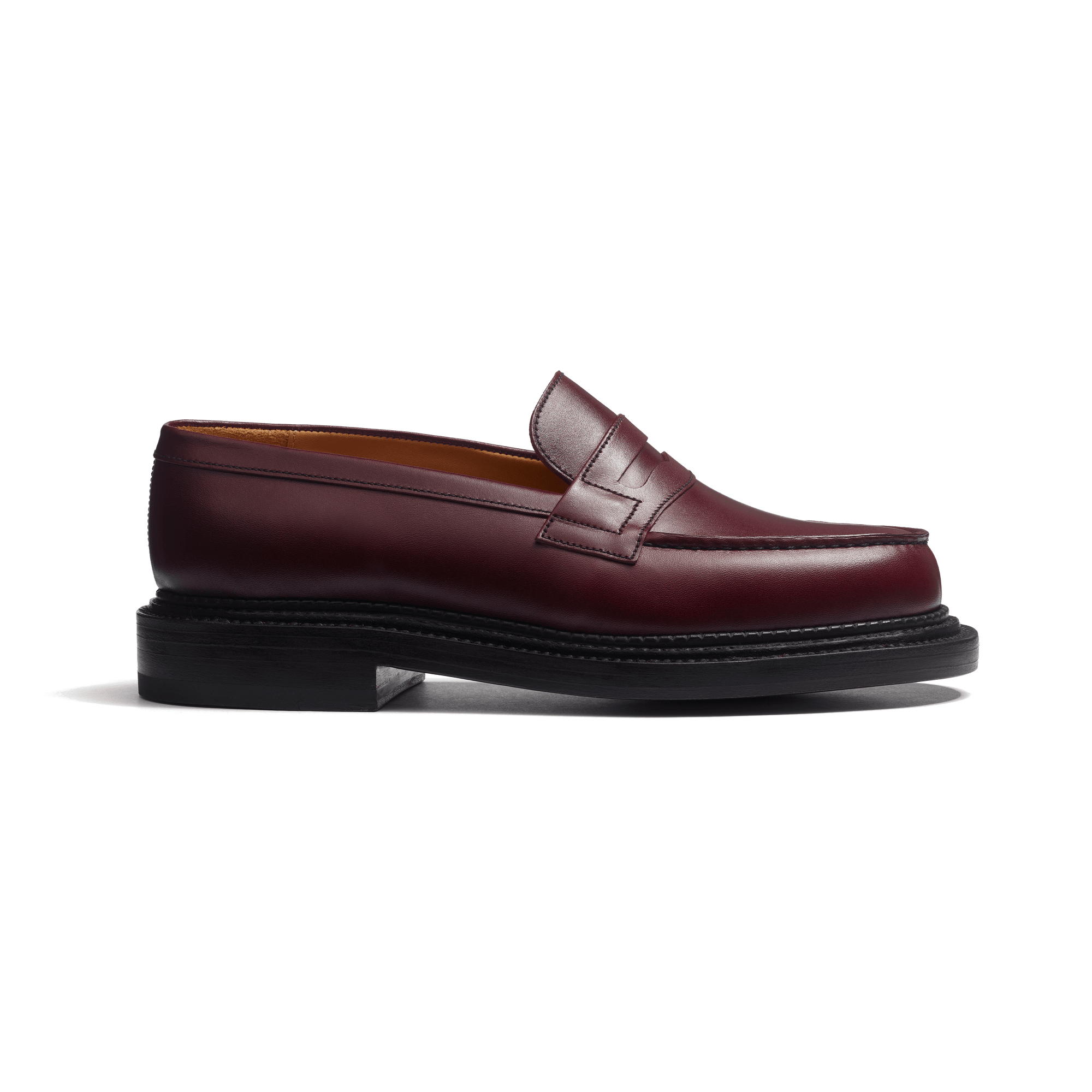 Mocassin 180 Triple semelle [femme cuir veau box bordeaux toucan]