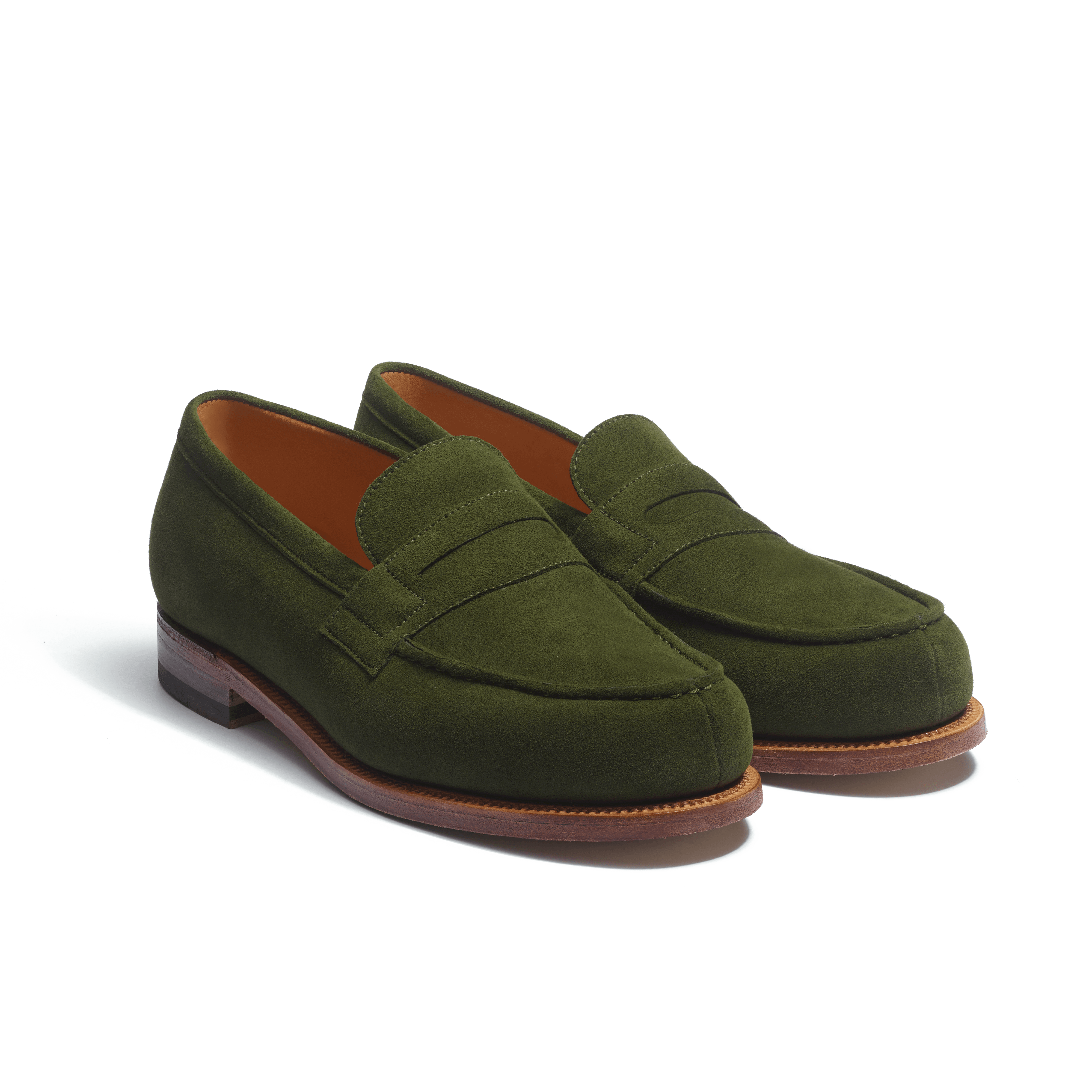 Dark green loafers womens sales