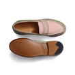 180 Loafer [Women Light pink, parme and old gold suede calfskin]