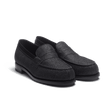 180 Loafer[Women Black with glitter effect calf leather]