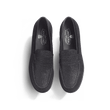 180 Loafer[Women Black with glitter effect calf leather]