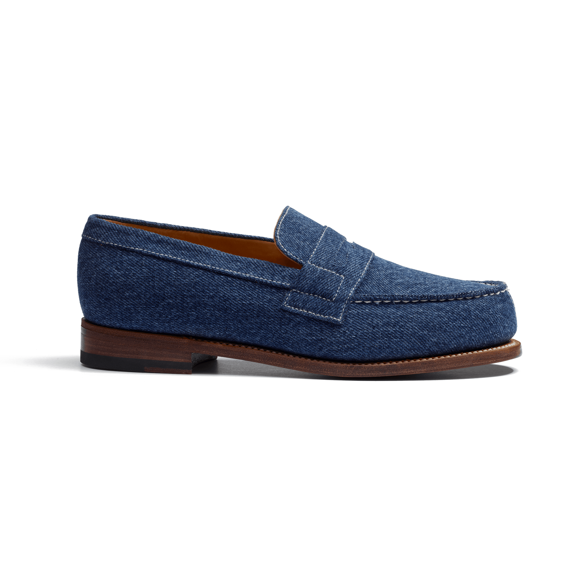 Mocassin 180 [femme textile Jean 100 % coton]