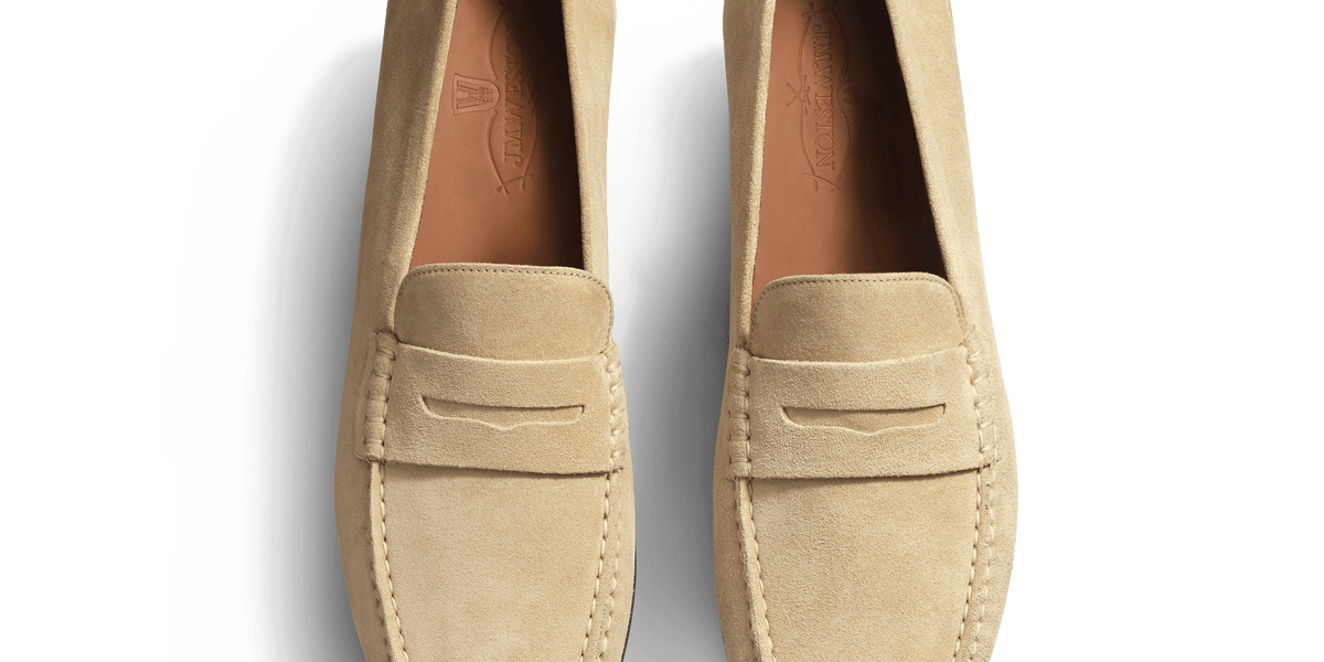 Chaussures De Conduite Mocassin GBX - Couleur Orange - Taille 8.5 US (M) - En Cuir - Neuves Sans Boîte