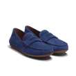 Car Shoe Warning [Limoges Blue suede leather]