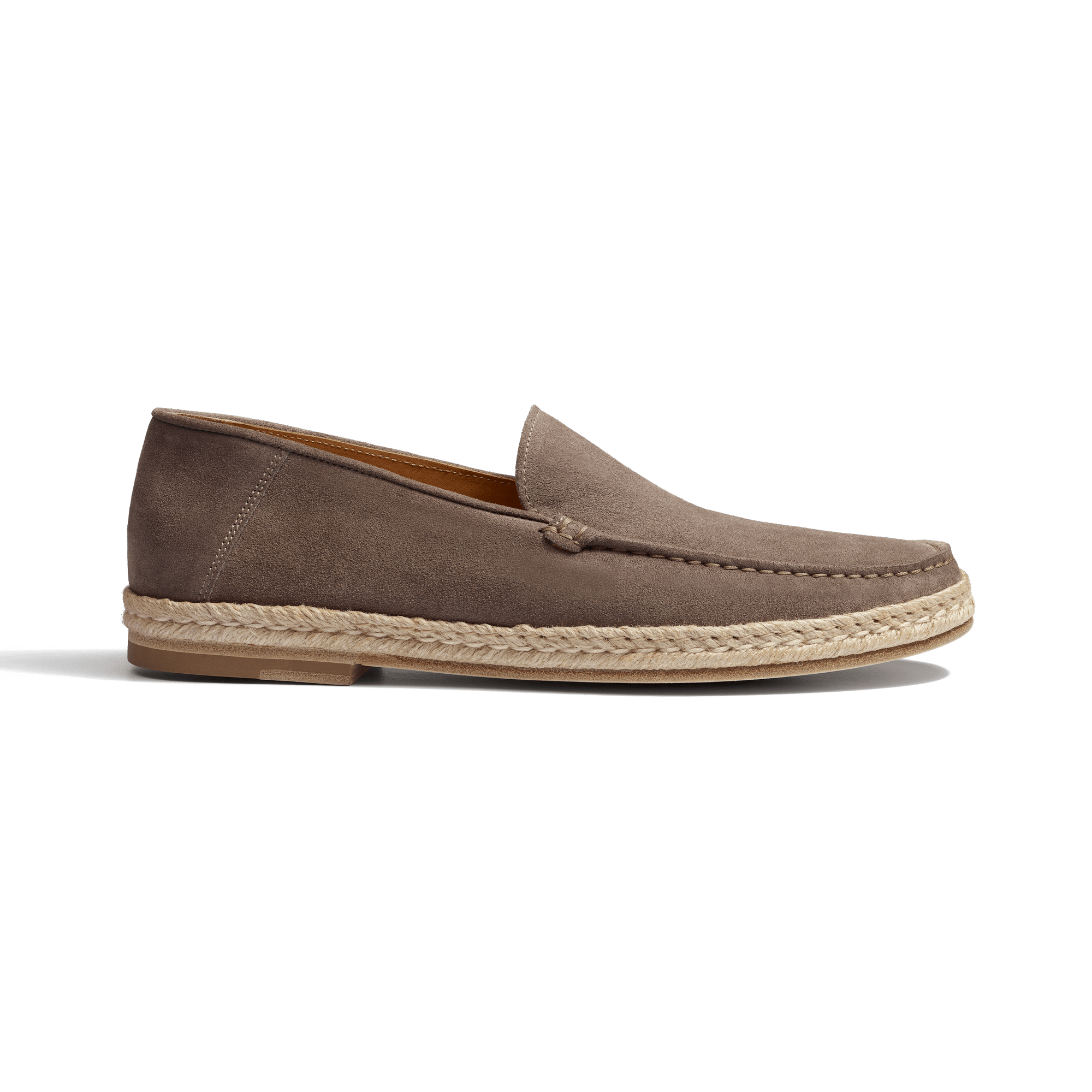 Uzès Espadrille Loafer [Taupe suede leather]