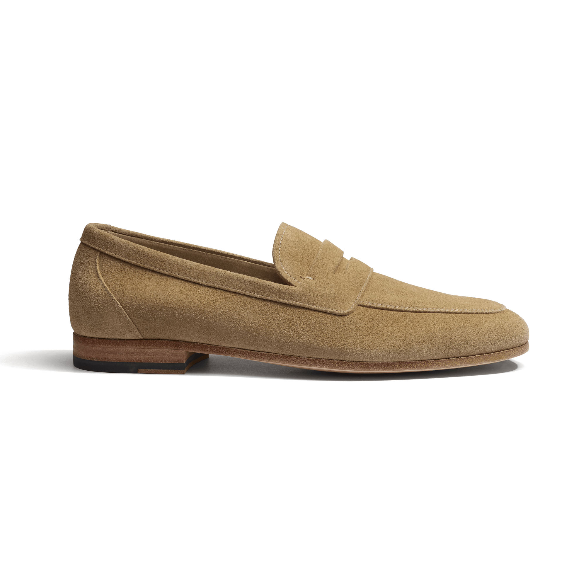 Mocassin Woogie [homme cuir veau velours beige]
