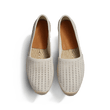Espadrille Wait and Sea [men Chalk perforated suede calfskin]