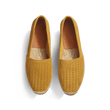  Wait and Sea Espadrille [Men Yellow perforated suede calfskin]