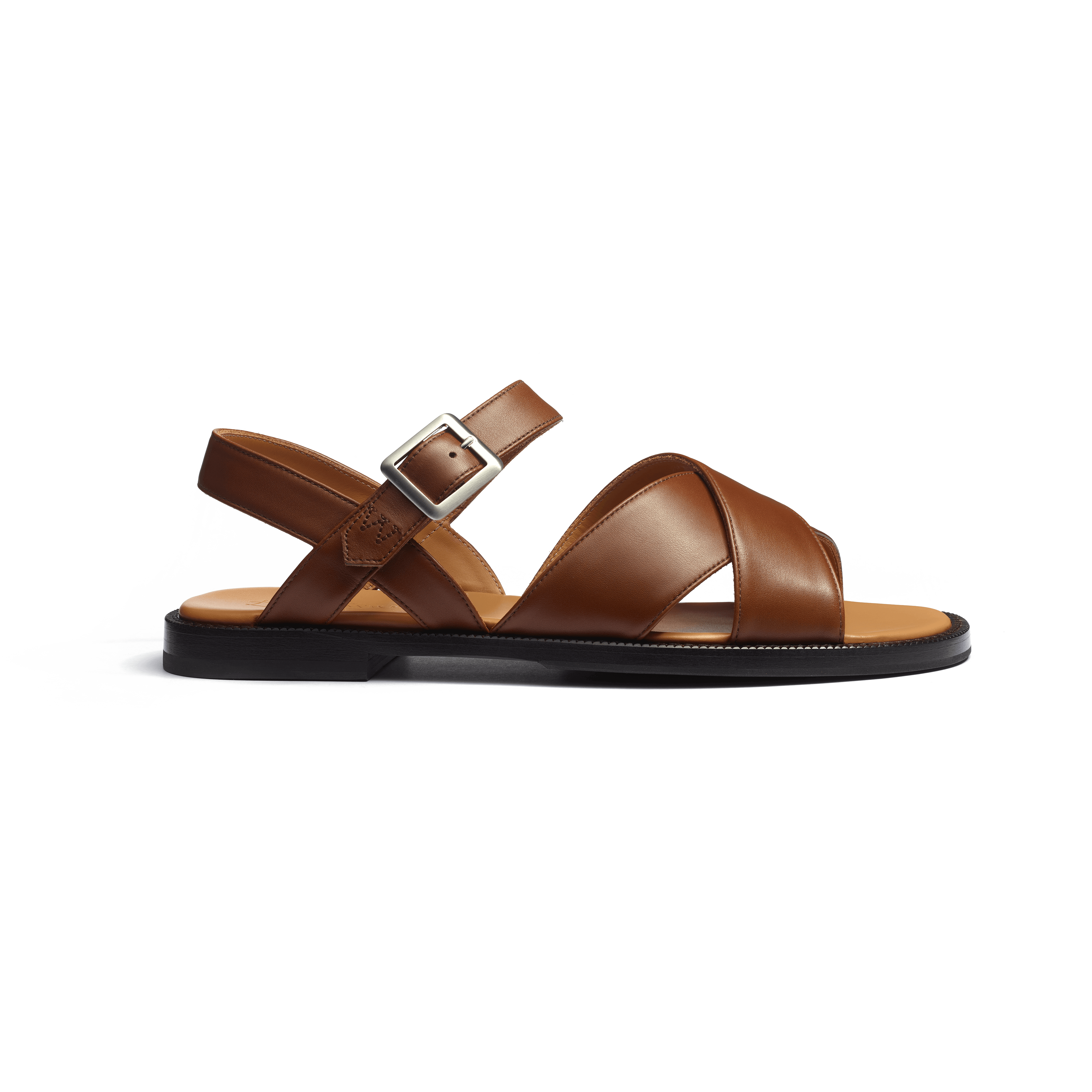 Sandale Double V Homme En Cuir Lisse Bergeronnette J M Weston sandale-double-v-homme-en-cuir-lisse-bergeronnette-j-m-weston