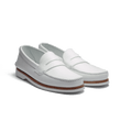 Mocassin DoubleVent [homme cuir veau lisse déperlant blanc]