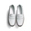 Mocassin DoubleVent [homme cuir veau lisse déperlant blanc]