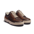 On Top Sneaker [Men Dark brown sport calfskin with chocolate and yucca details]