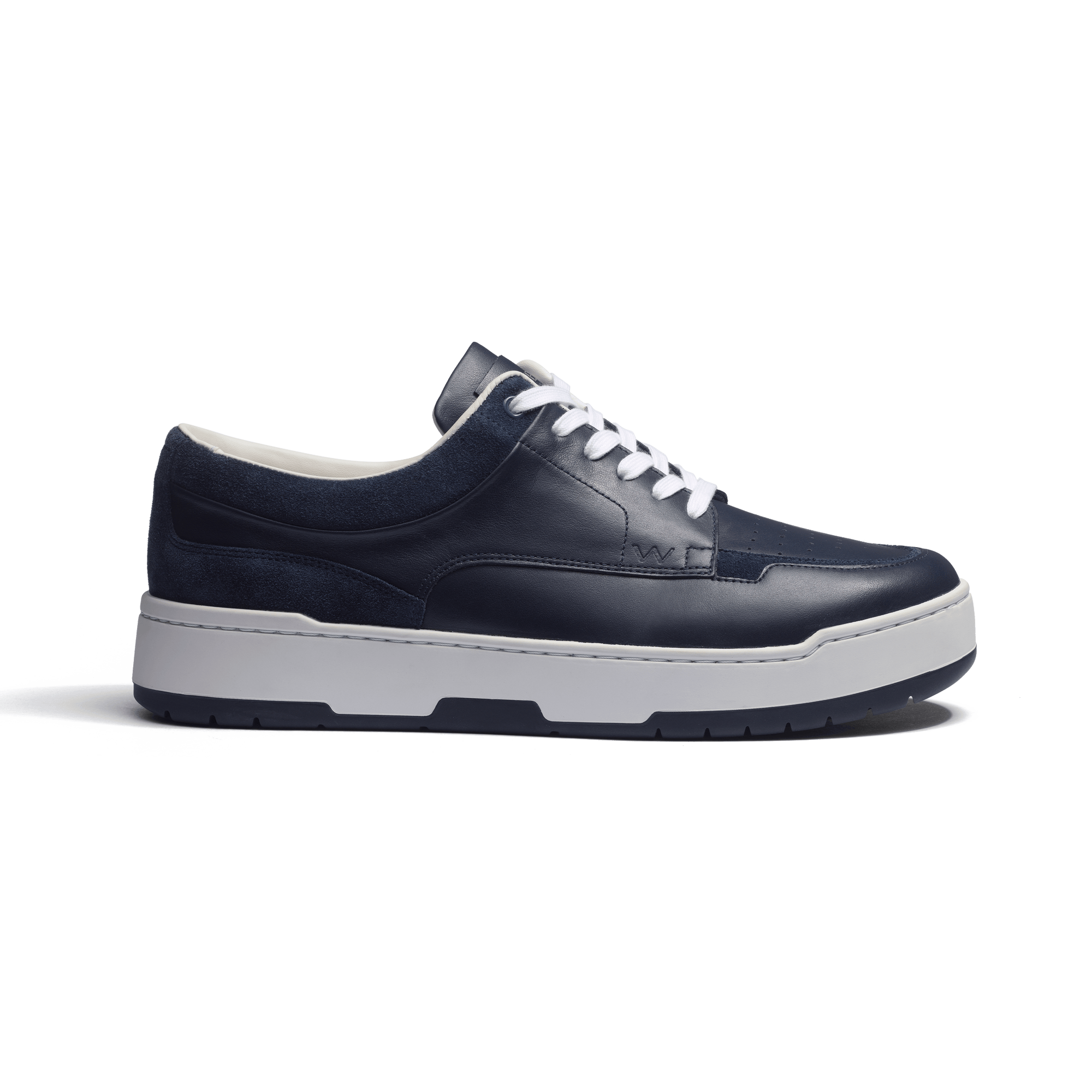 On Top Sneaker [Men Navy sport calfskin and navy suede calfskin]