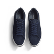 On Time Sneaker[Men & Women Navy suede calfskin with navy sport calfskin details]