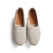 Espadrille Wait and Sea [women Chalk perforated suede calfskin]