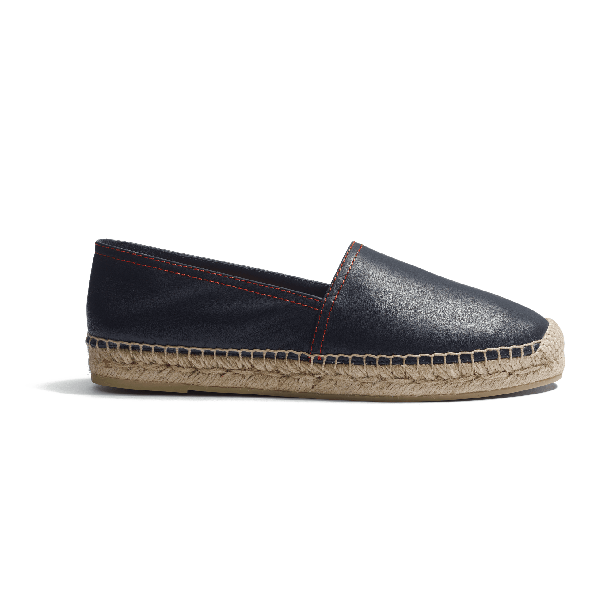 Espadrille Wait and Sea Roland-Garros [femme cuir veau nappa marine]