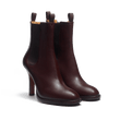 Chelsea Boot With Elastic 9,5 cm [Women Burgundy soft calfskin]