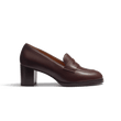 Heeled Loafer 5,5 cm [Women Burgundy Soft Calfskin]