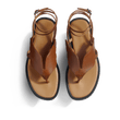 Winged sandal [Tan soft calfskin]