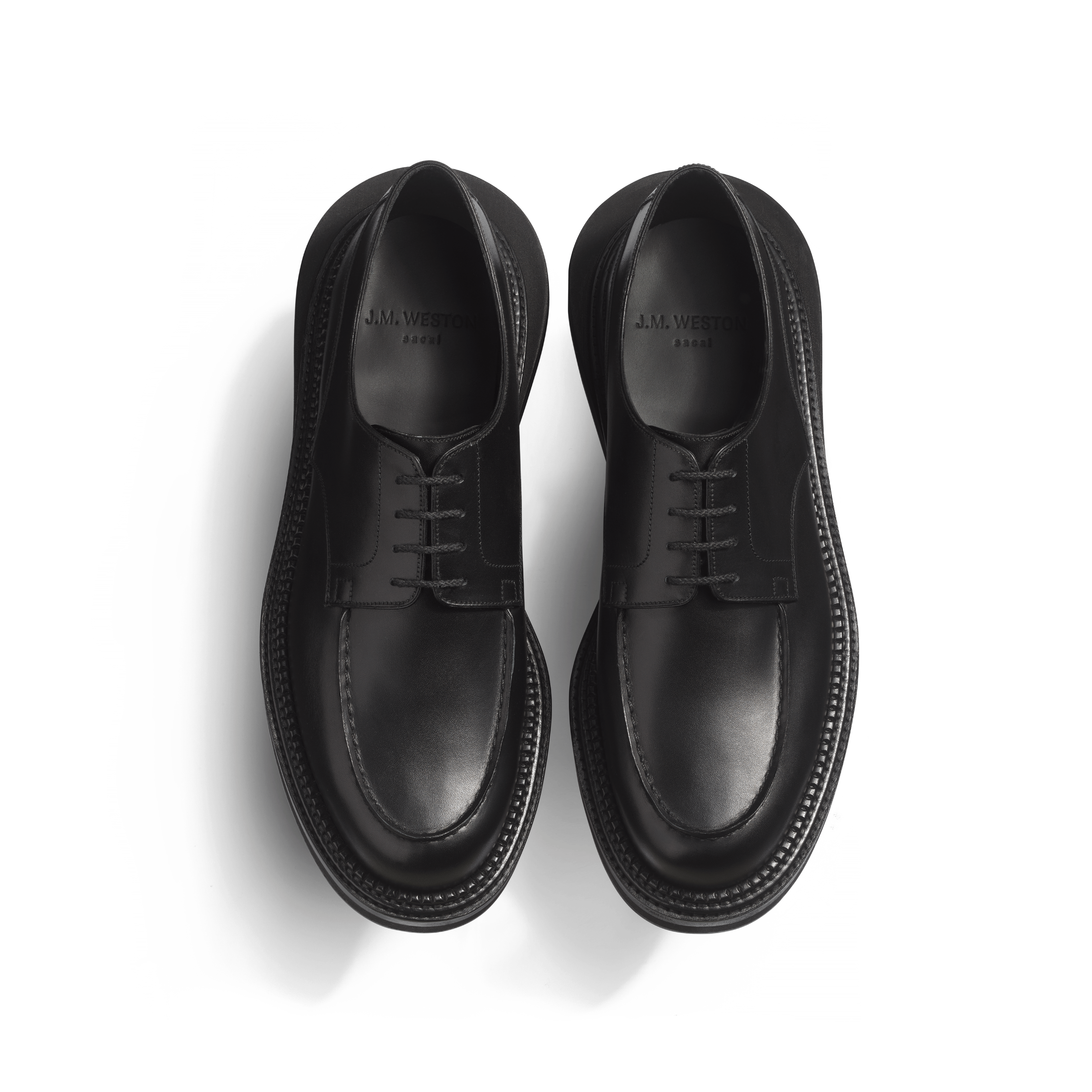 Men's Black Calfskin Derby golf J.M. Weston x sacai Men's Black Calfskin Derby golf J.M. Weston x sacai