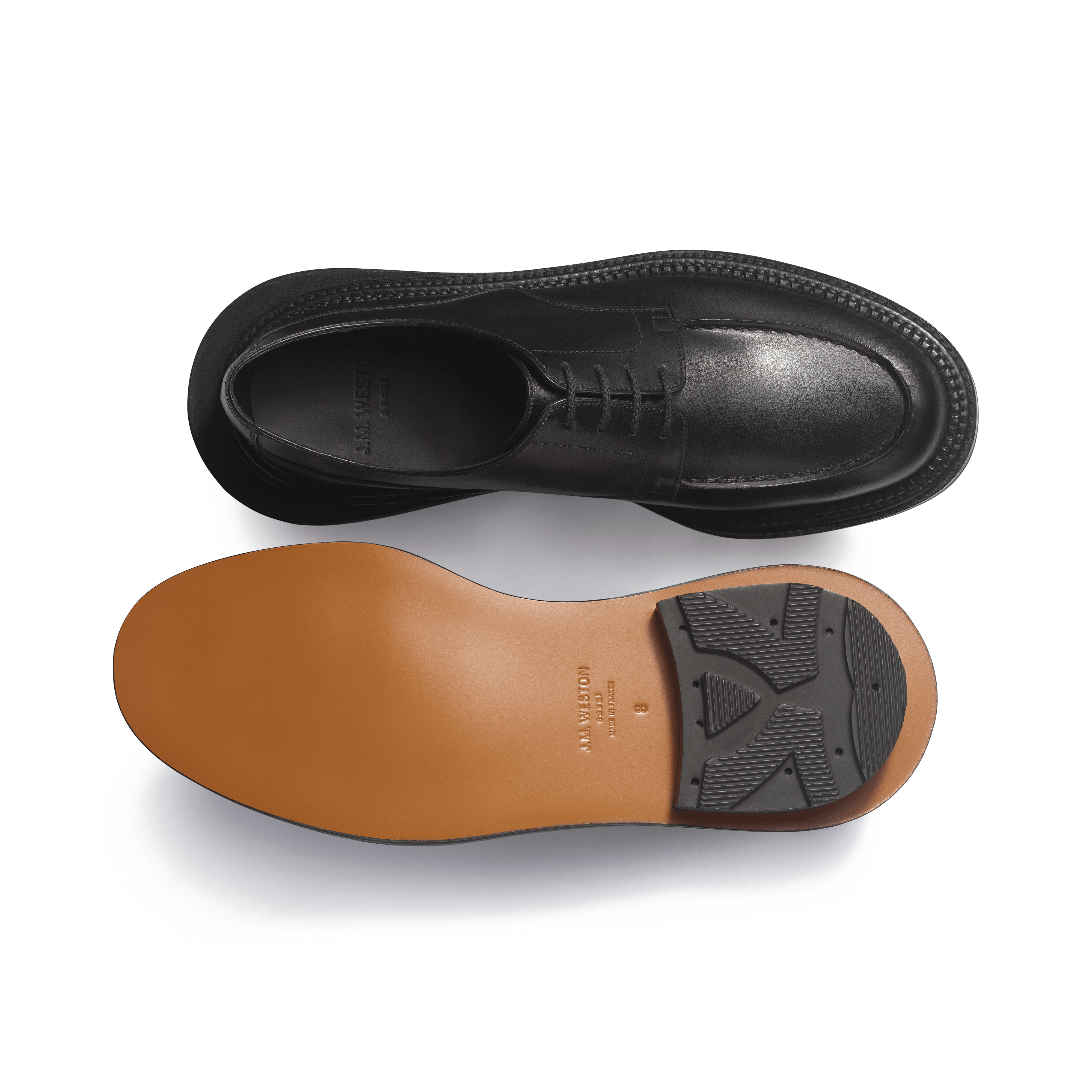 Men's Black Calfskin Derby golf J.M. Weston x sacai Men's Black Calfskin Derby golf J.M. Weston x sacai