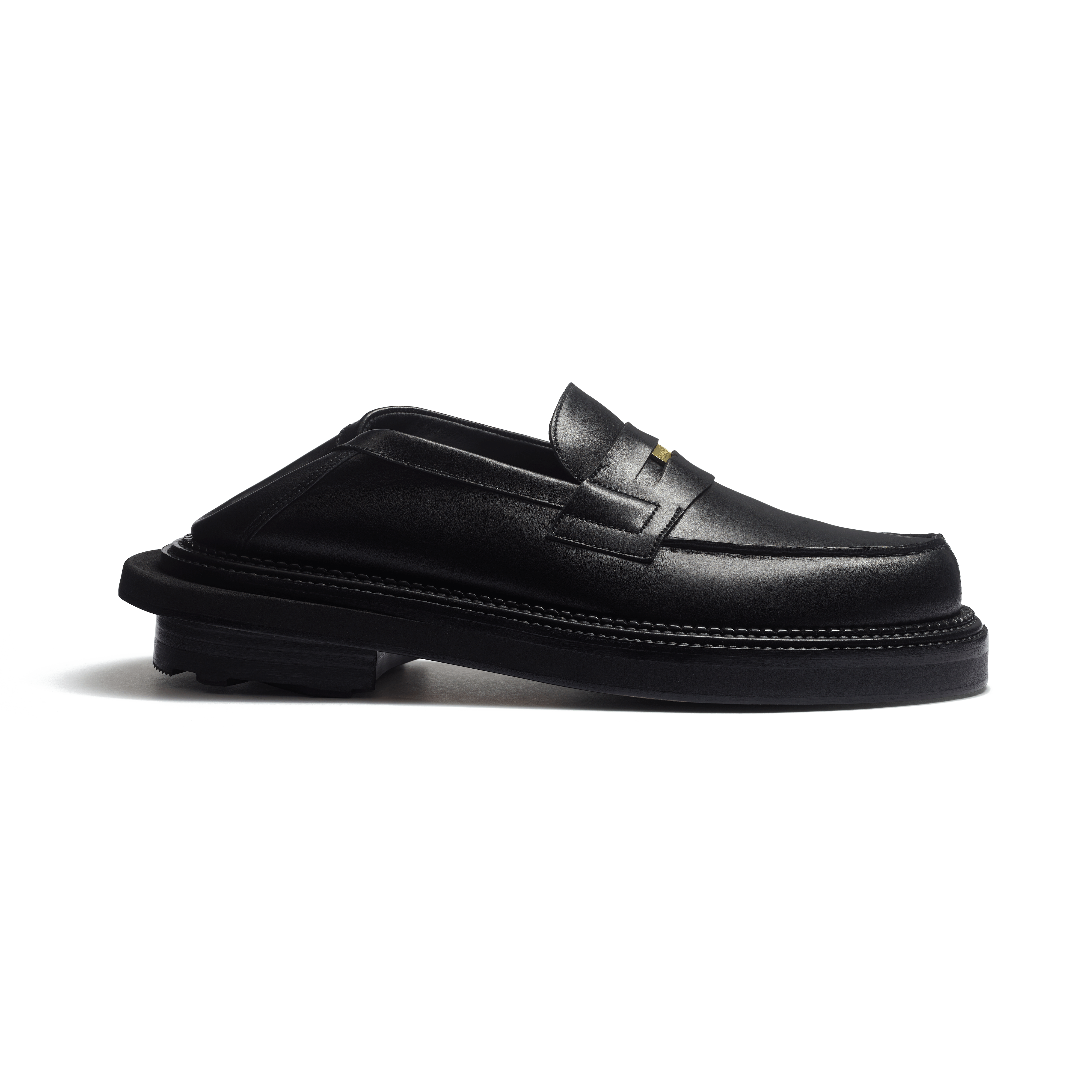 Black soft calf leather Loafer J.M. Weston x sacai Black soft calf leather Loafer J.M. Weston x sacai