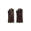 Caractere Gloves [Brown lambskin with silk lining]