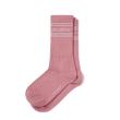 Short sport socks with stripes [Faded rose polyamid]