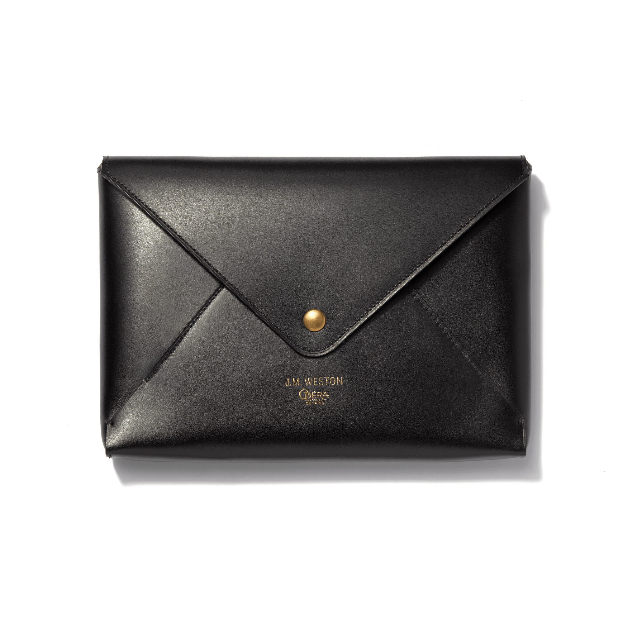 Pouch J.M. Weston x Opéra [Black soft Calfskin]
