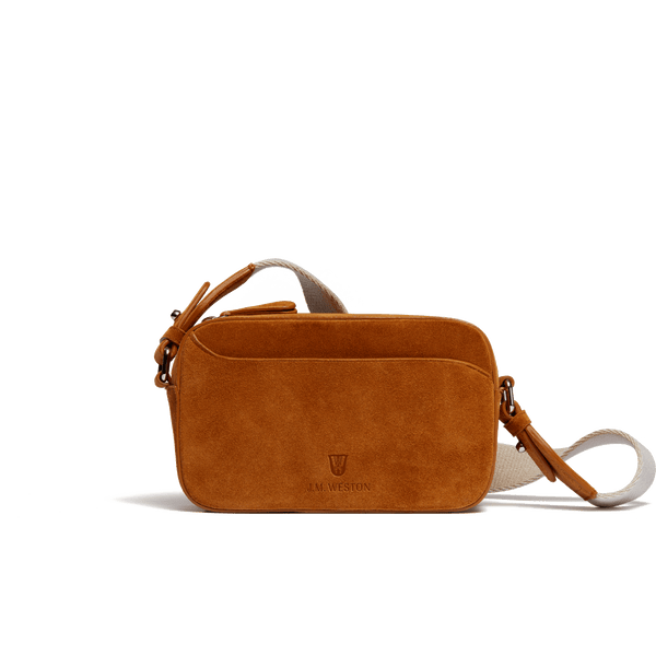 LA PEAU DE GEM double shoulder suede bag 【公式通販】