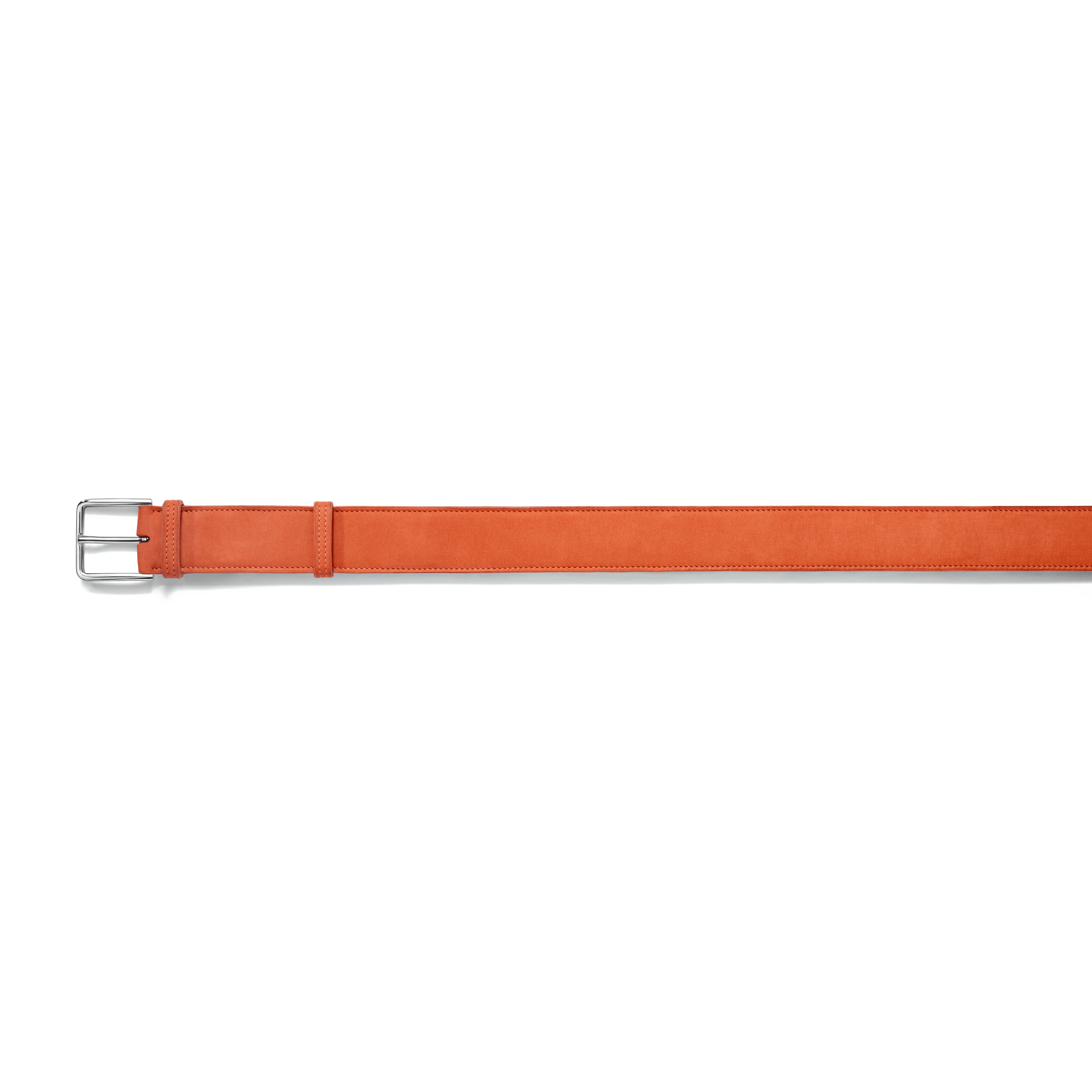 Roland-Garros Signature belt Orange clay calfskin | J.M. Weston Roland-Garros Signature belt Orange clay calfskin | J.M. Weston