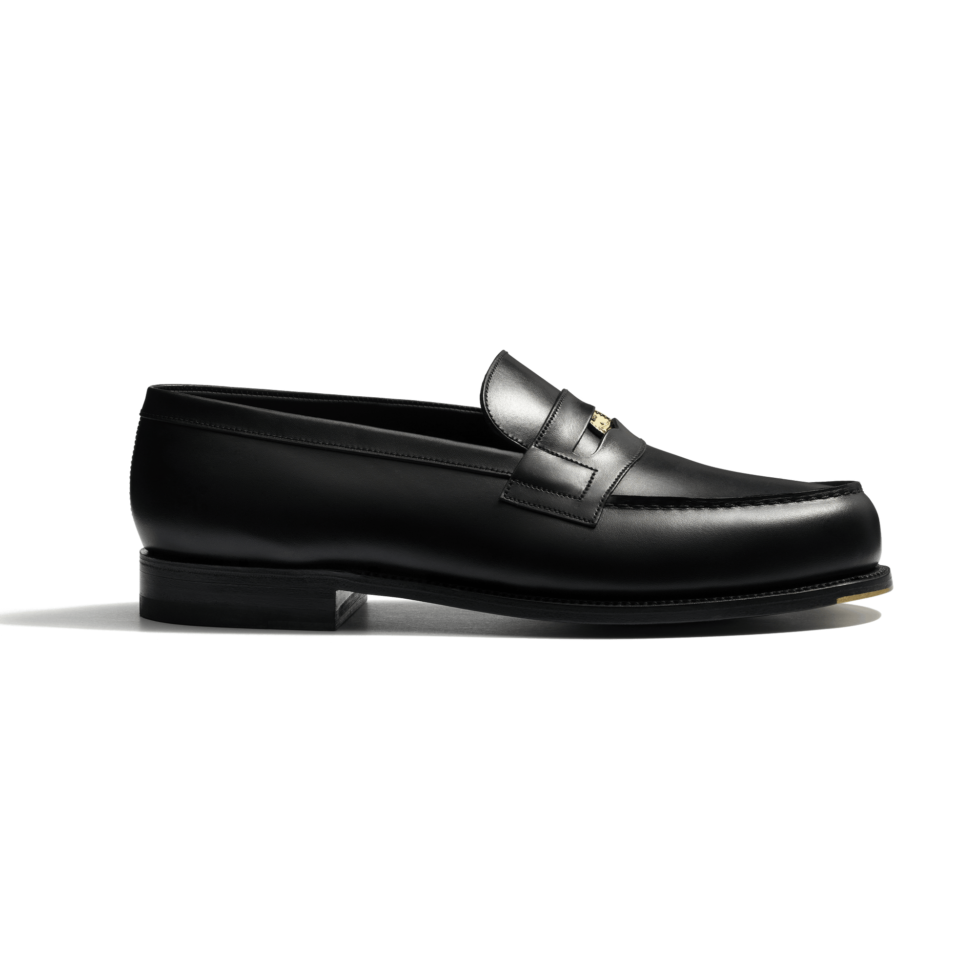 Mocassin 180 Anniversaire [homme cuir veau box noir fini à la bille de verre]