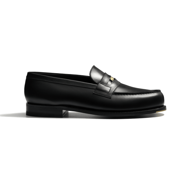 Men's Black boxcalf with a glass-ball finish 180 Loafer