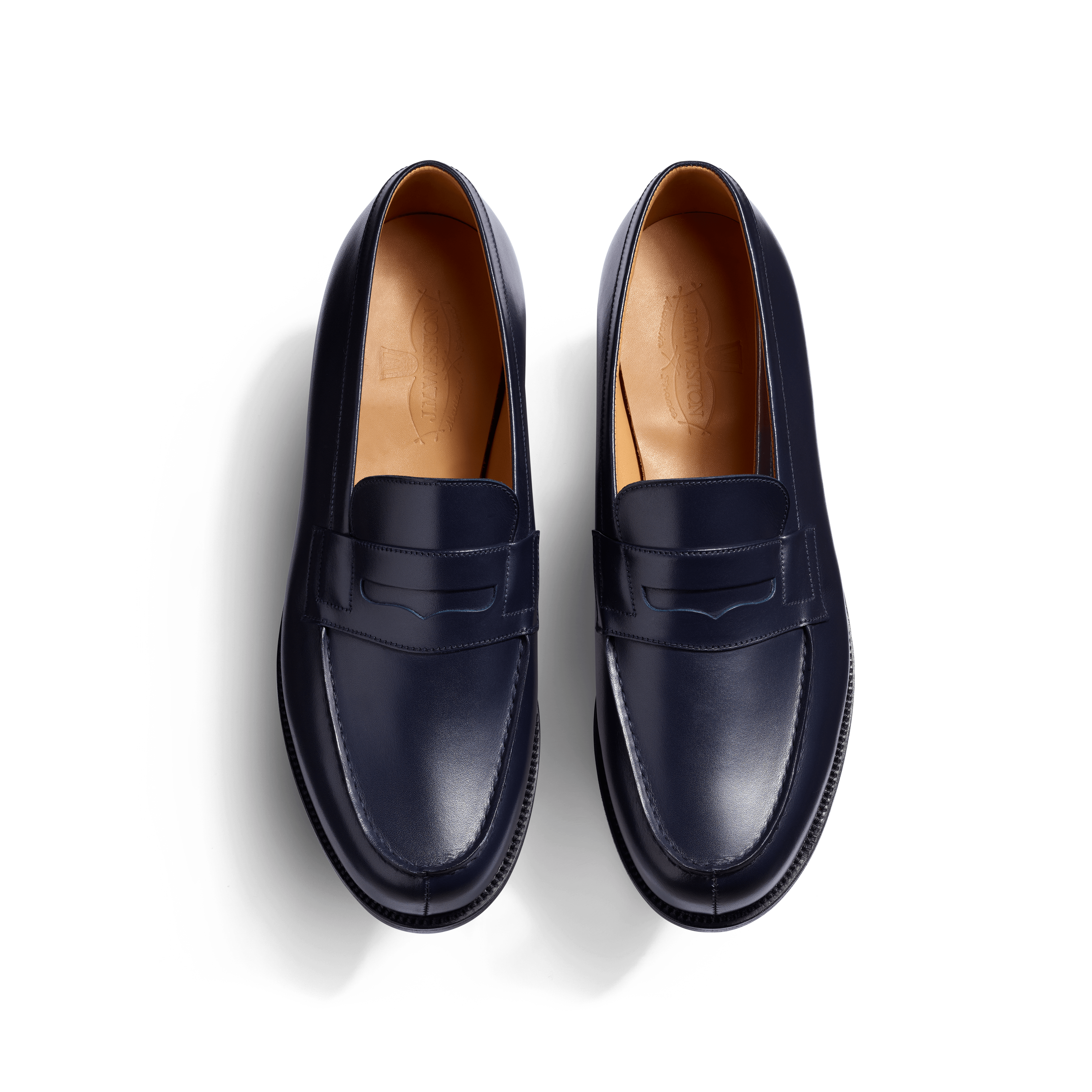 Men's Initial navy boxcalf 180 Loafer | J.M. Weston Men's Initial navy boxcalf 180 Loafer | J.M. Weston