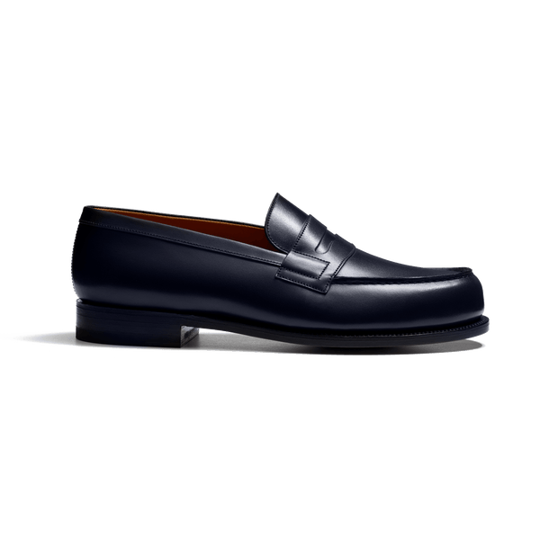 Men's Initial navy boxcalf 180 Loafer | J.M. Weston Men's Initial navy boxcalf 180 Loafer | J.M. Weston