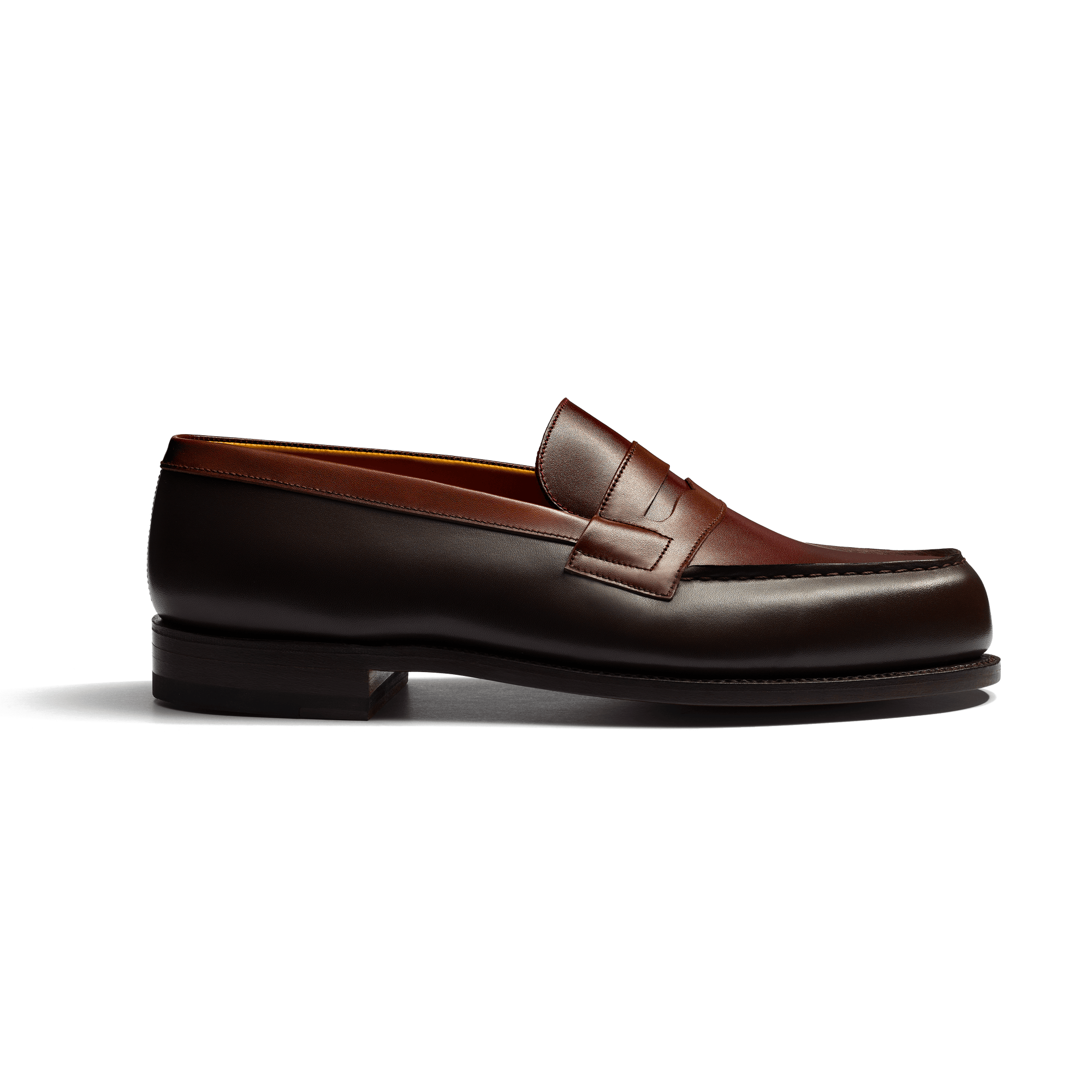 180 Loafer [Men Dark brown, etrusco and toucan boxcalf]
