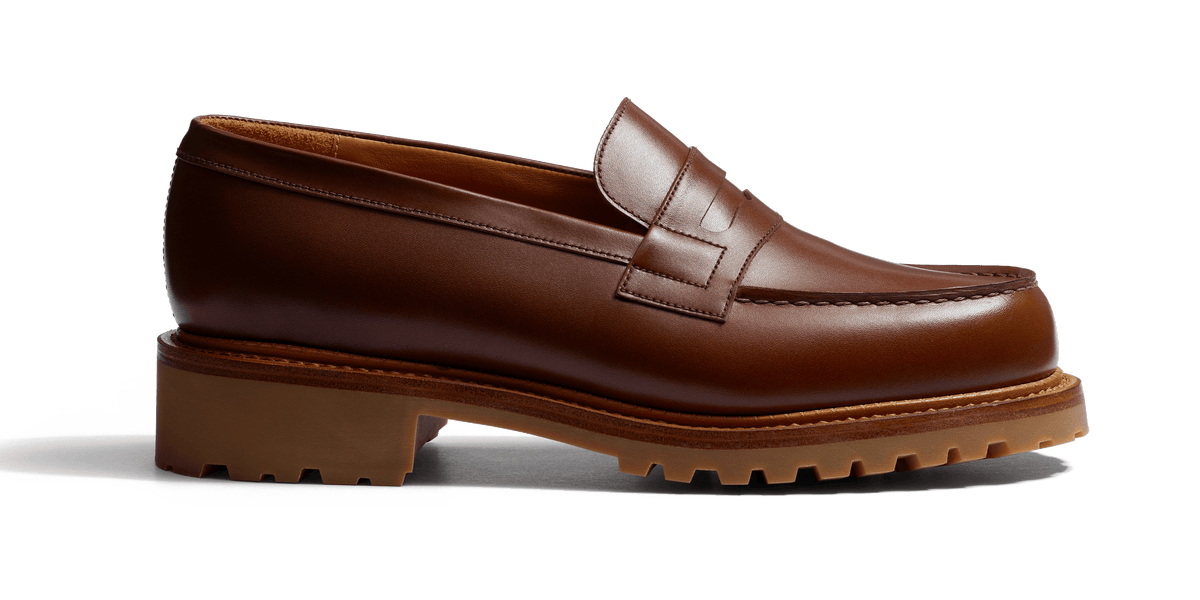 Mocassin 180 commando [femme cuir veau box marron bergeronnette]