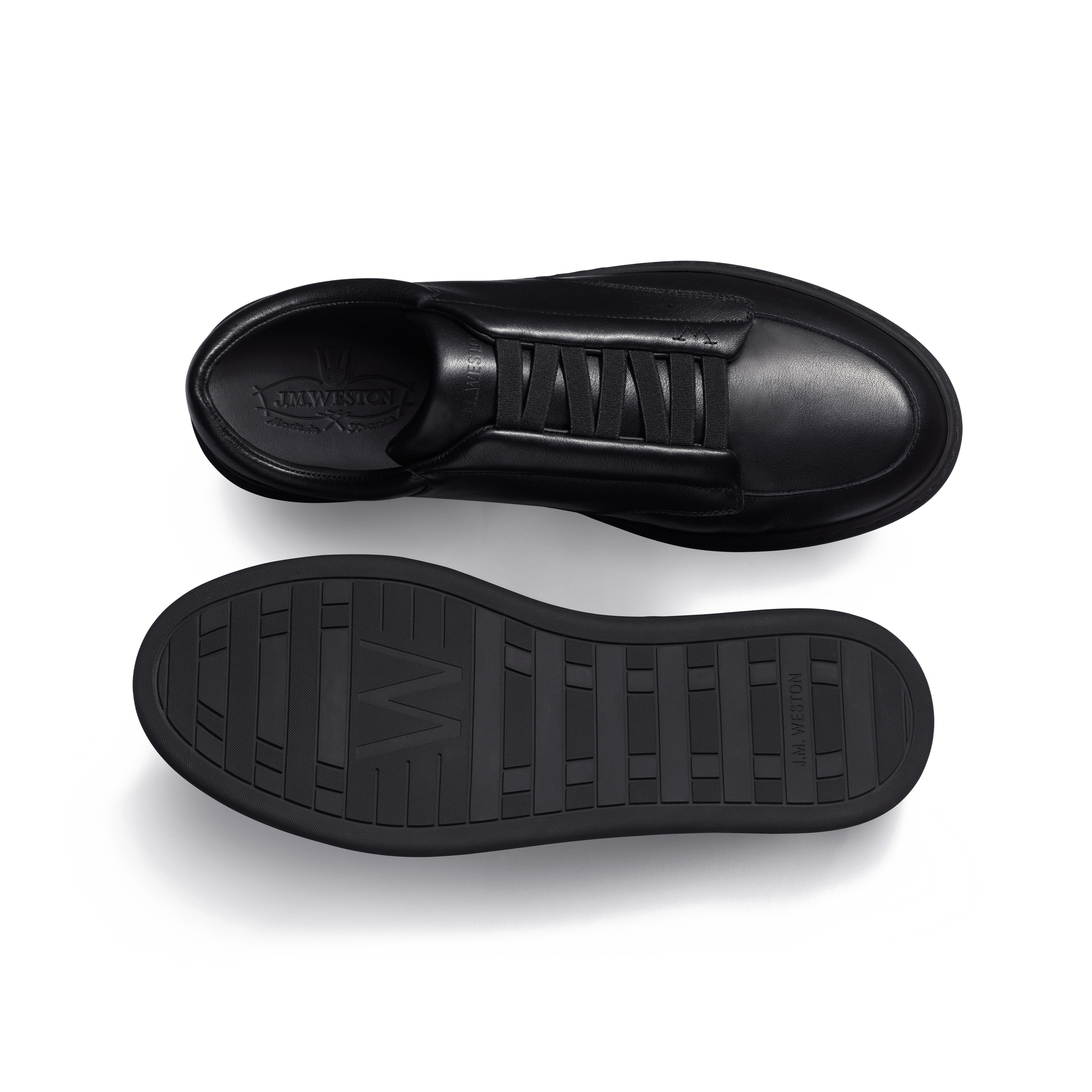 Men Black nappa calfskin Dress sneaker | J.M. Weston Men Black nappa calfskin Dress sneaker | J.M. Weston