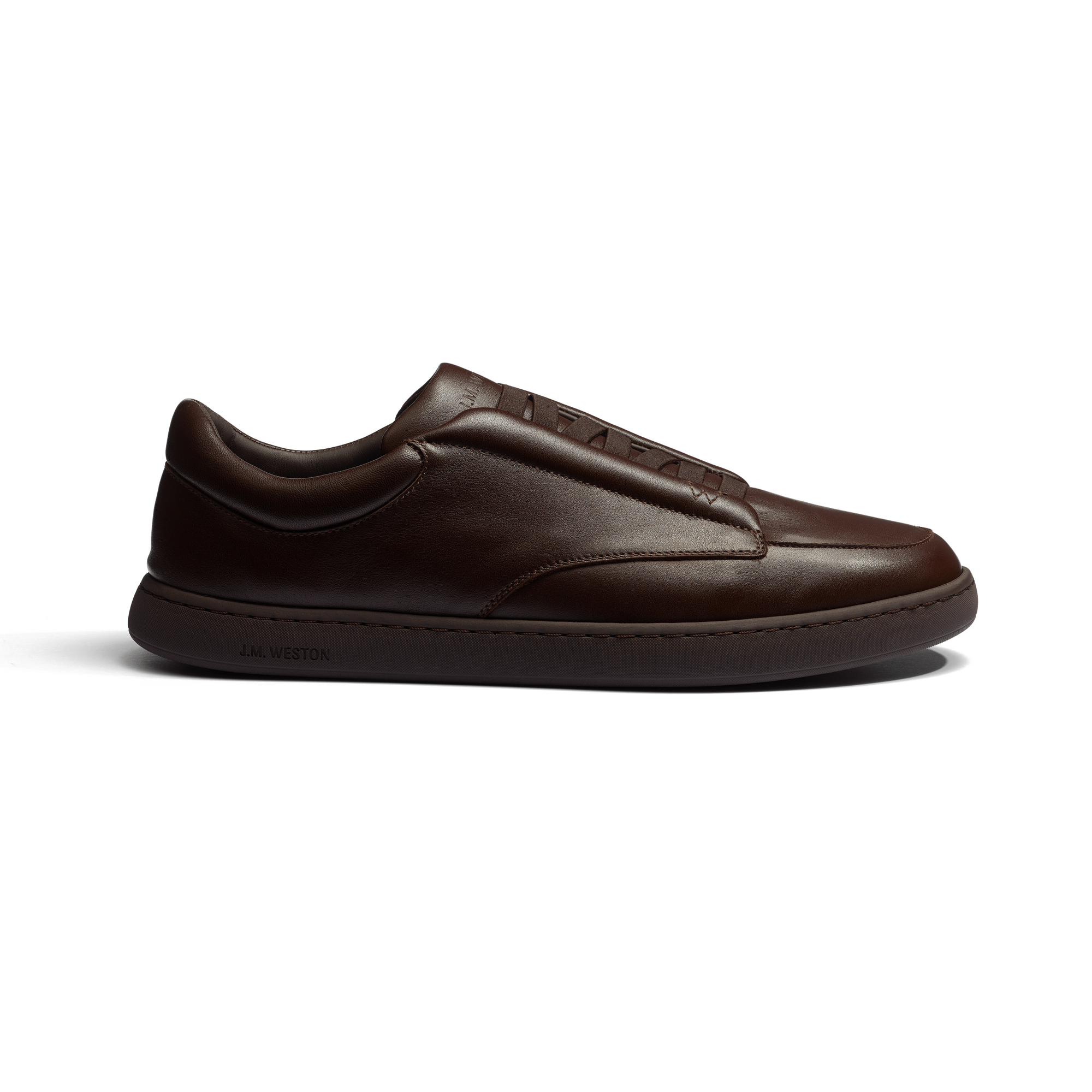 Dress sneaker [Men Dark brown nappa calfskin]