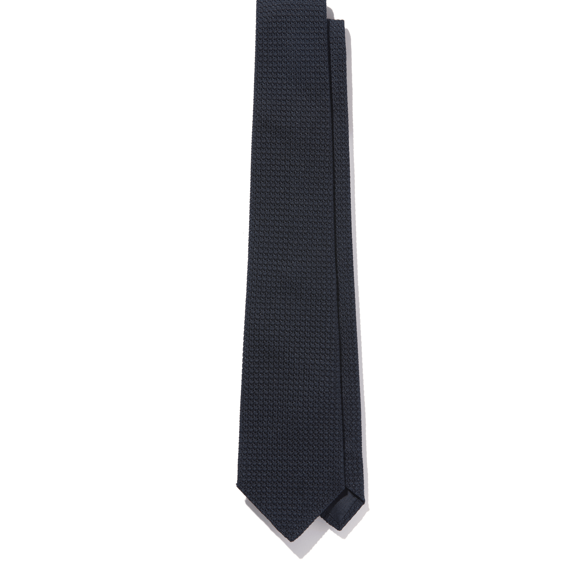Grenadine Tie [100% Navy Silk]